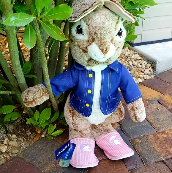 NWT Michigan State Women's Med Pink/Wht Slippers - Picture 1 of 4